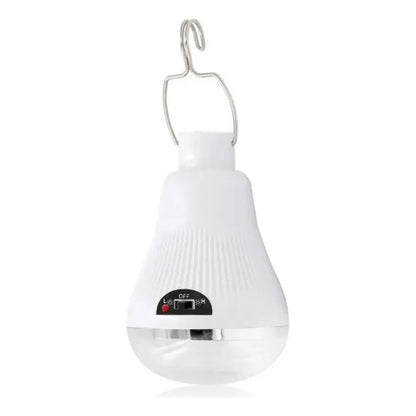 Ampolleta 10w Solar + Panel 7 Horas De Luz + Usb Led