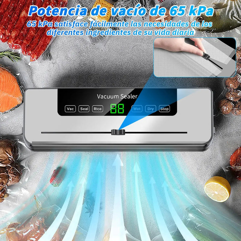 Selladora Al Vacio De Alimentos Para Almacenamiento 220v