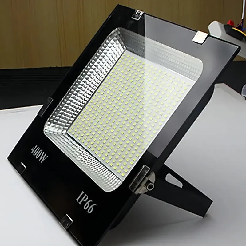 Foco Reflector Proyector Electrico Led400w Impermeable 6500k Color De La Carcasa Negro