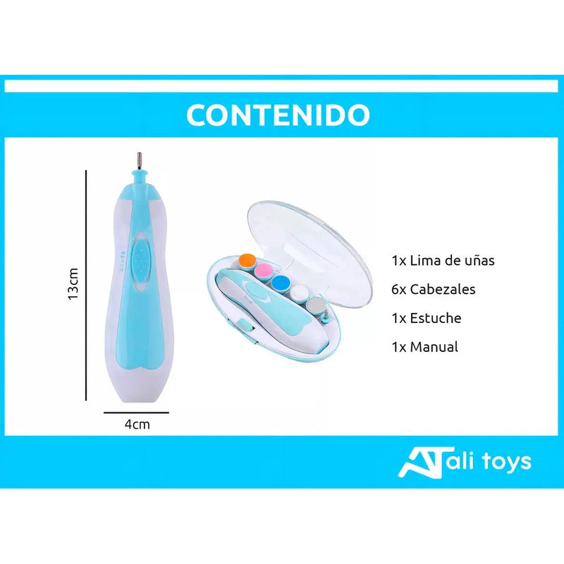 Corta Uñas Bebés Lima Eléctrica Para Bebes A Bateria