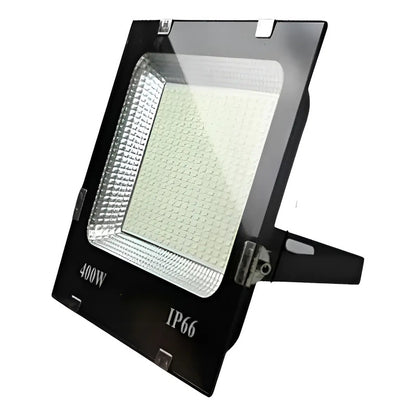 Foco Reflector Proyector Electrico Led400w Impermeable 6500k Negro