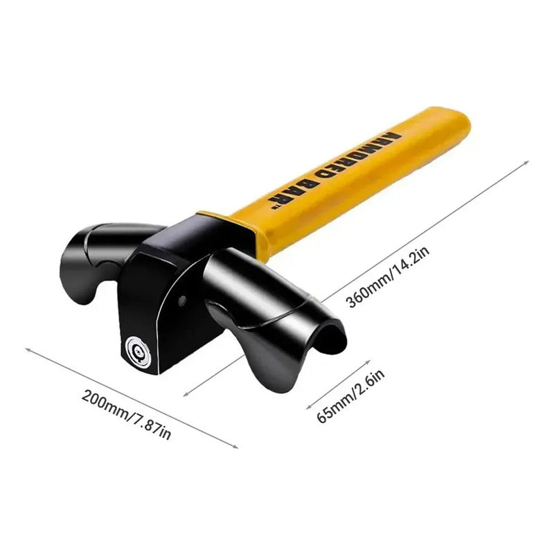 Traba Volante Anti Robo Figoimport Tipo T Con 2 Llaves