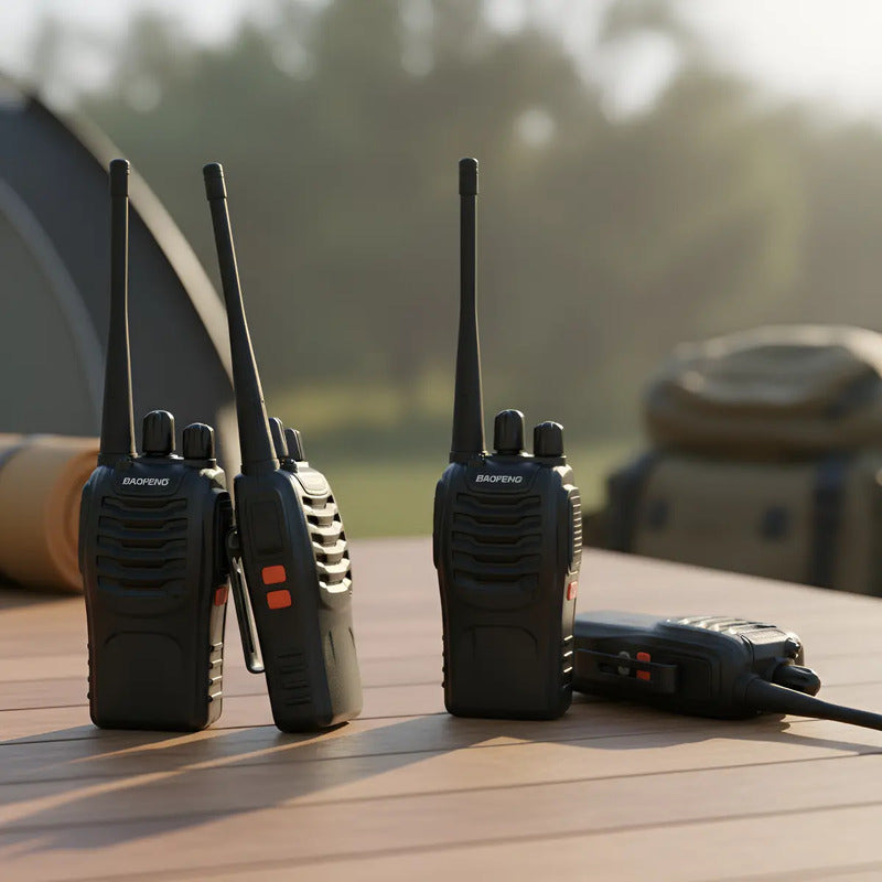 Radio Transmisor Baofeng Walkie Talkie Bf-888s X4 Negro