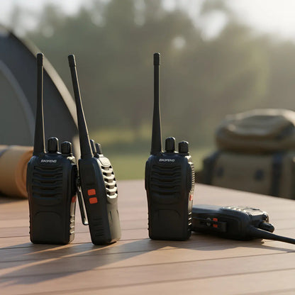 Radio Transmisor Baofeng Walkie Talkie Bf-888s X4 Negro