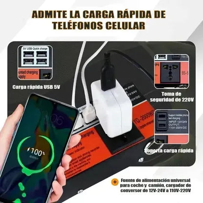 Inversor Auto 200w 12v A 220v Con Usb