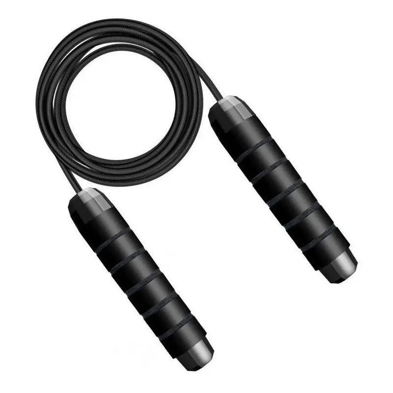 Cuerda Para Saltar / Velocidad 3 Metros Ajustable  Negro