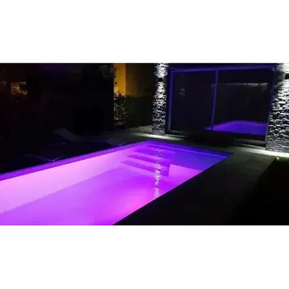 Lámpara Led Sumergible Rgb De 24w Con Control Remoto Para Piscina