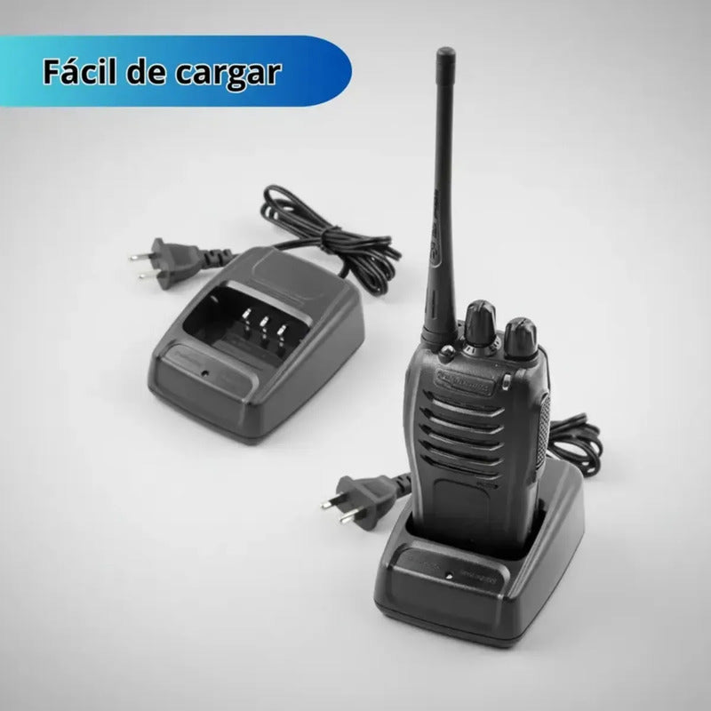 Walkie Talkie Baofeng 888-s Radio Transmisor Doble Negro