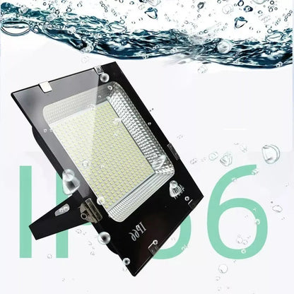 X2 Foco Reflector Proyector Led 400 Watts Resistente Al Agua Negro Blanco Frío
