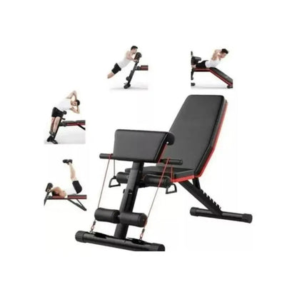 Silla Multifuncion Banca Para Hacer Abdominales Ejercicio A2 Negro