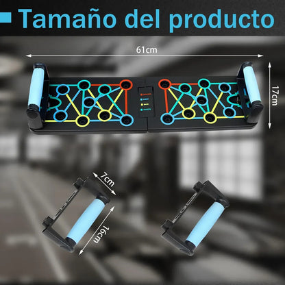 Barra Multifuncional Para Flexiones Y Dominadas Calistenia Negro