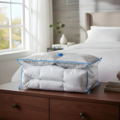 Pack De 6 Bolsas Al Vacío Reutilizables De 80x60 Cm Para Ropa