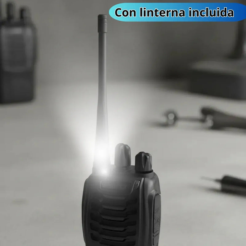 Walkie Talkie Baofeng 888-s Radio Transmisor Doble Negro