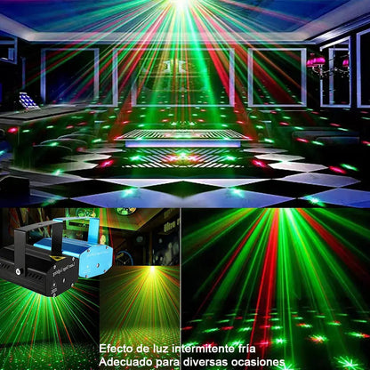 Proyector Puntos Laser Fiesta Luces De Fiesta Ritmico