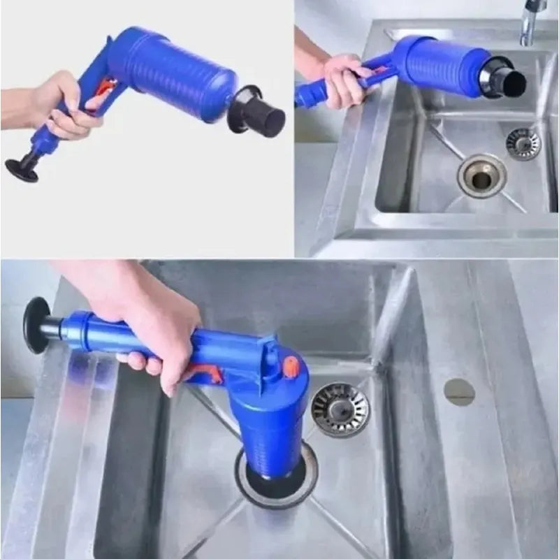 X2 Sopapo Con Presión Destapador De Cañería Fregadero Baño