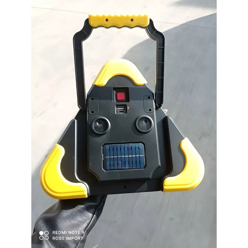Triangulo De Emergencia Led Recargable Portatil Solar