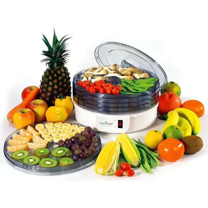 Deshidratador Eléctrico De Alimentos Y Frutas 245w  Blanco
