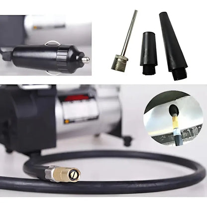 Compresor de Aire Portátil 12V 150 PSI Inflador Neumáticos Auto Moto Plateado FIGGOS