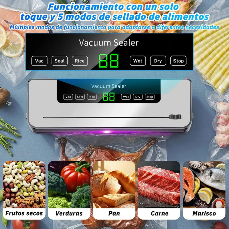 Selladora Al Vacio De Alimentos Para Almacenamiento 220v