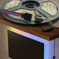 Cinta Led Micro 5m Ip64 Con Controlador Integrado 3528 2835