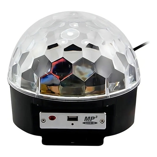 Parlante Bola Disco Mp3 Con Luces Led Para Fiesta Y Cumpleaños Bola Parlante Bt