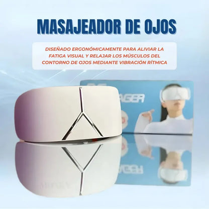 Masajeador Ocular Inteligente Con Compresión Y Calor Para Aliviar La Fatiga Y Ojeras Figoimport Blanco
