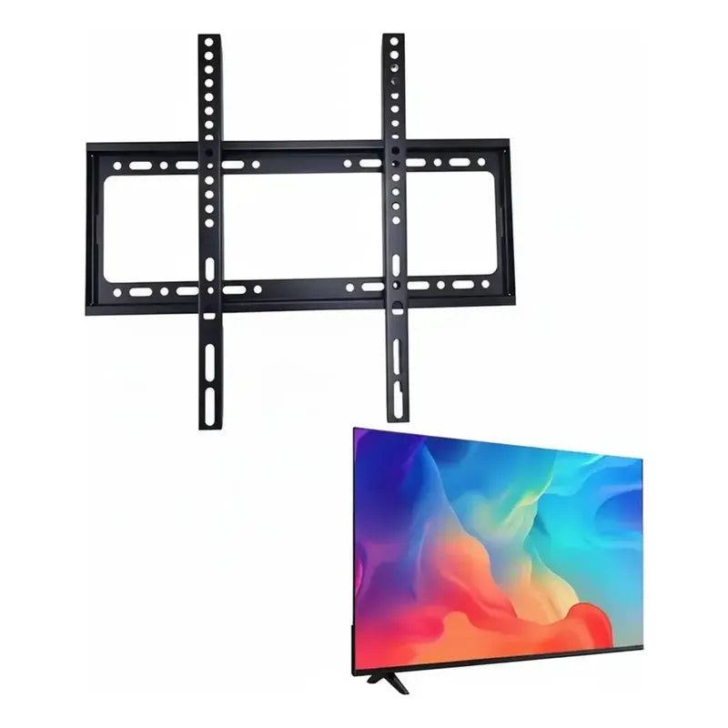 Soporte Fijo De Pared Para Tv De 26 A 63  Con Capacidad De 50 Kg Negro