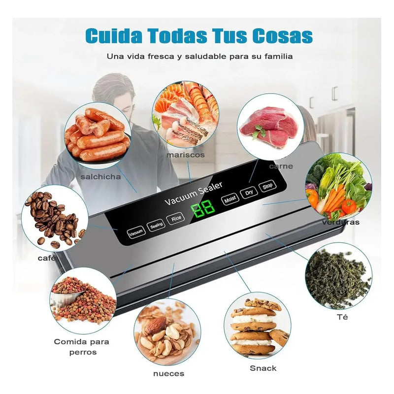 Selladora Al Vacio De Alimentos Para Almacenamiento 220v
