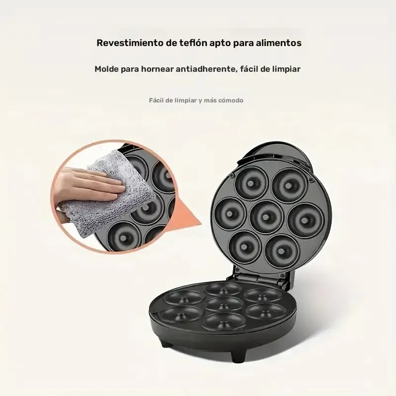 Máquina De Mini Donas Donuts Antiadherente Negro