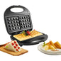 Maquina Wafflera Para Waffles Desayuno Cocina Negro