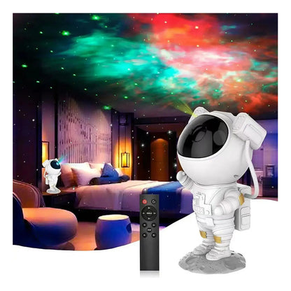 Lámpara Astronauta Proyector Láser Led Star Night Light Negro
