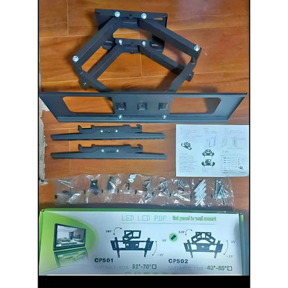 Soporte Tv Pared Ajustable Brazo 32-70 Hogar  Negro