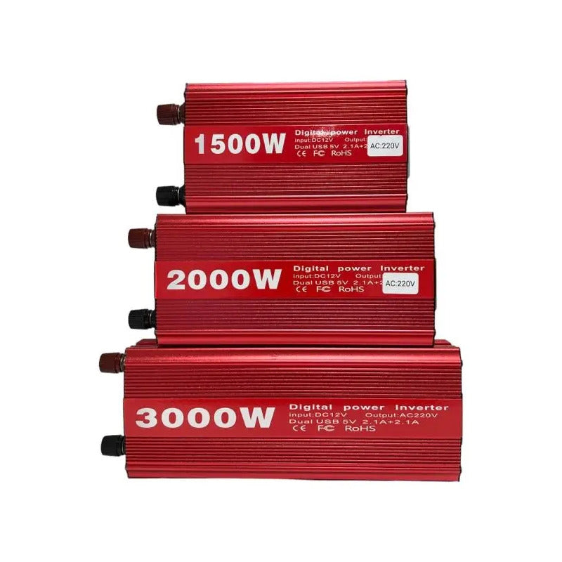 Inversor 3000w Onda Sinusoidal Modificada Usb 12v A 220v Con Protección