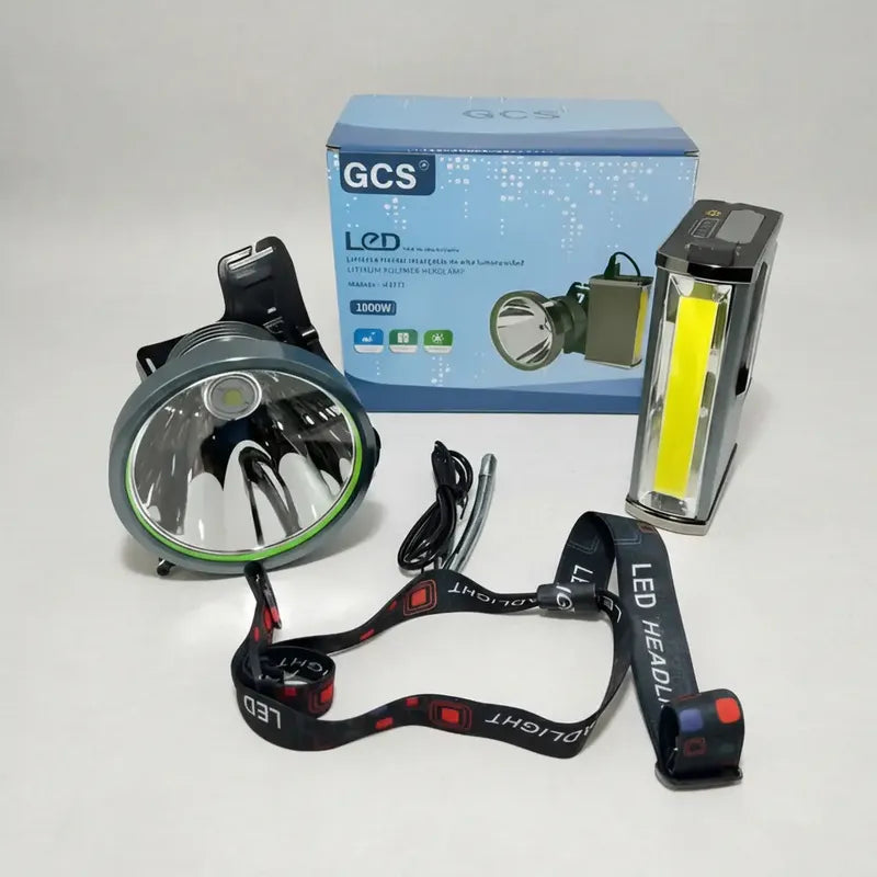 Foco Led Caza 1800 Watts Largo Alcance Gcs Figoimport Azul