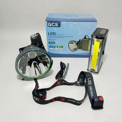 Foco Led Caza 1800 Watts Largo Alcance Gcs Figoimport Azul