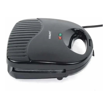 Maquina De Hacer Waffles Wafflera Haeger Hg-242 / Angelstock Color Negro
