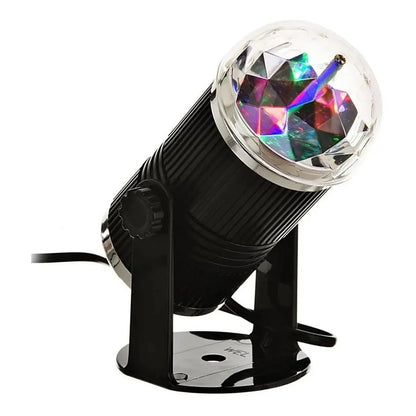 Mini Bola Disco LED RGB Giratoria Decorativa Multicolor Fiestas FIGGOS
