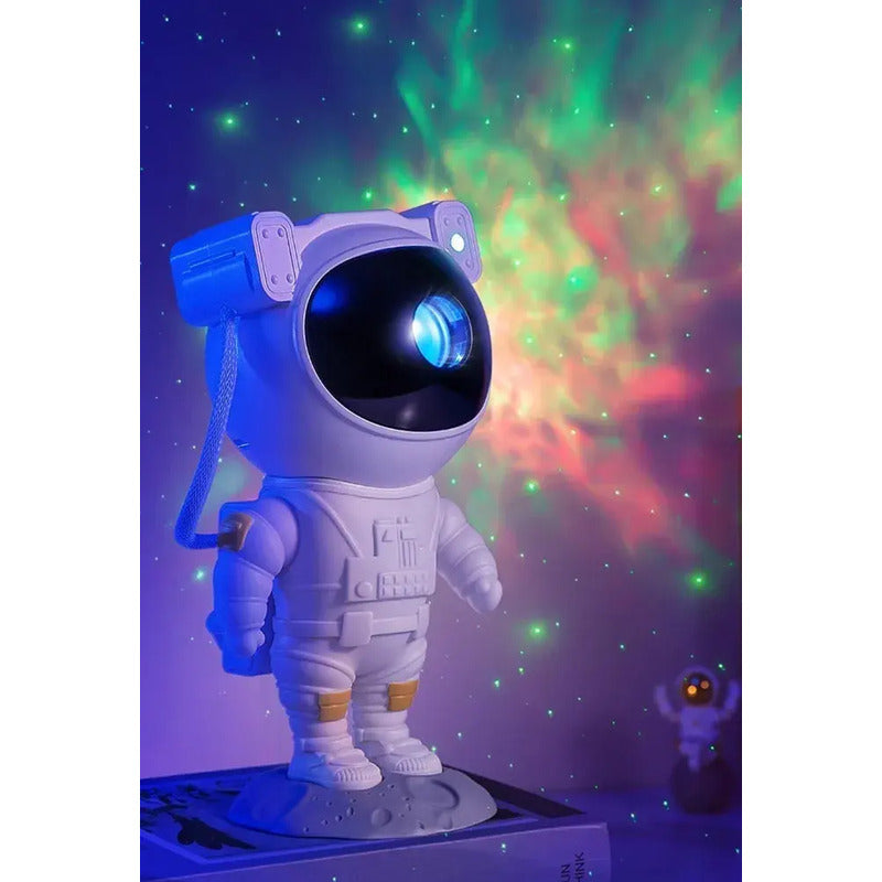 Lámpara Astronauta Proyector Láser Led Star Night Light Negro