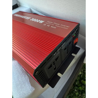 Inversor Voltaje 3000w De 12 Volts A 220volt + Entrada Usb