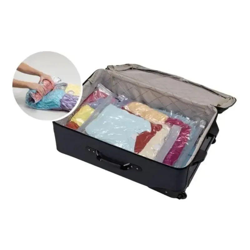 Pack 12 Bolsas Mediana Al Vacio Comprimir Ahorra Espacio