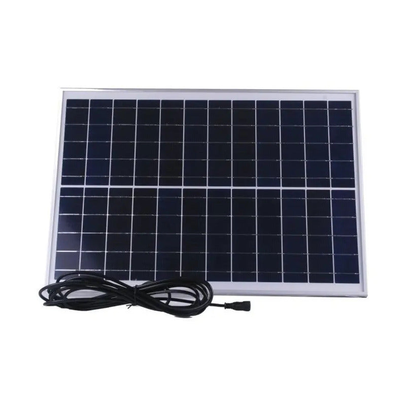Foco Led Solar 100w Luminaria + Control Remoto Y Panel