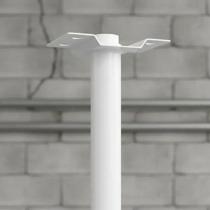 Soporte 50cm Para Focos Led Solares Exteriores Resistente Blanco Blanco Frío