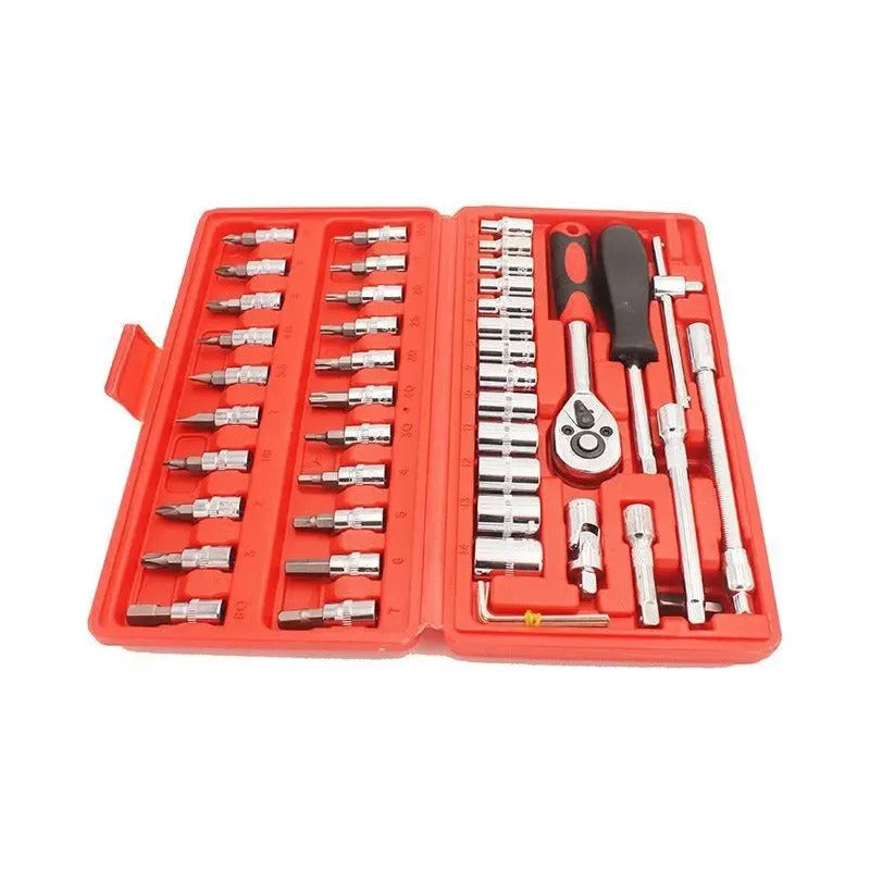 Juego Caja-set Dados Con Chicharra 1/4 46 Pcs