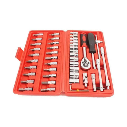 Juego Caja-set Dados Con Chicharra 1/4 46 Pcs