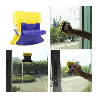 Limpia Vidrios Magnéticos Limpiador De Ventanas Hogar