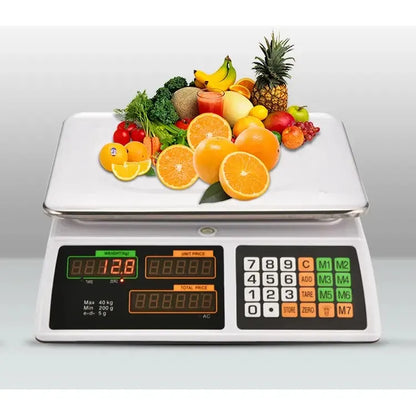 Báscula Comercial Digital Adkar 40kg 40kg 220v Gris/negro Gris/negro