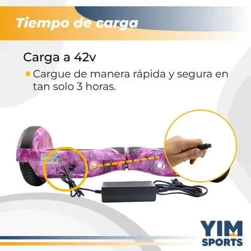 Cargador Para Scooter Patineta Electrica Smart Balance Negro