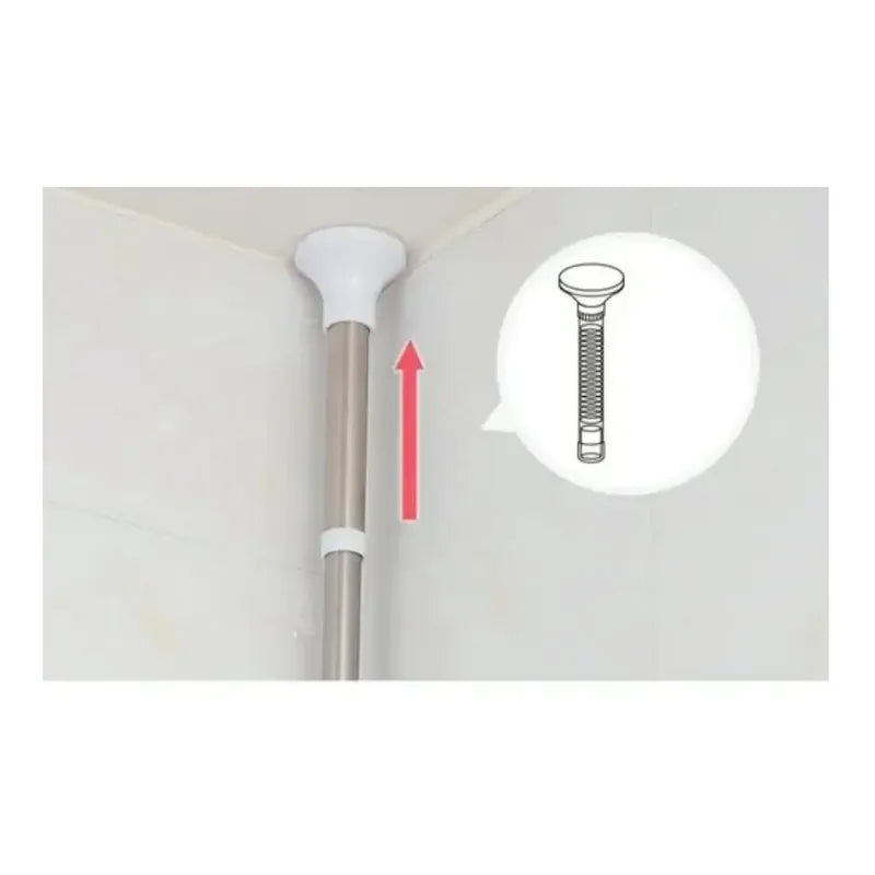 Esquinero Baño Metalico Multiuso Estantes 4 Repisas Blanco