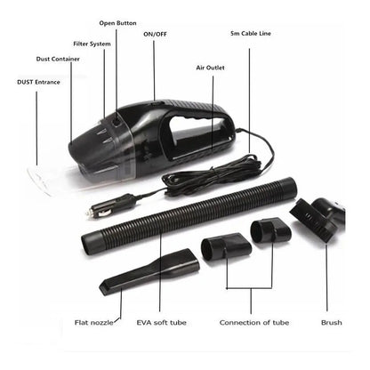 Aspiradora Para Auto De 12v 120w  Variado