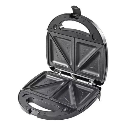 Waflera Sandwichera Plancha Eléctrica 3 En 1  Negro